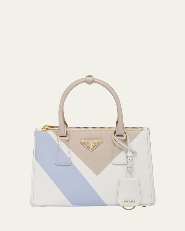 Galleria Small Geometric-Print Top-Handle Bag